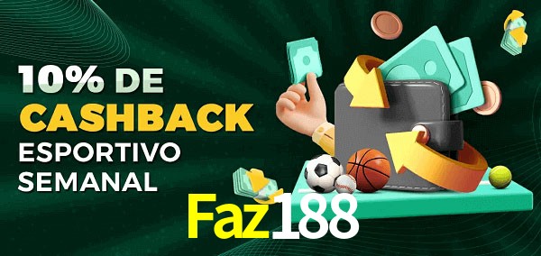 10% de bônus de cashback na Faz188